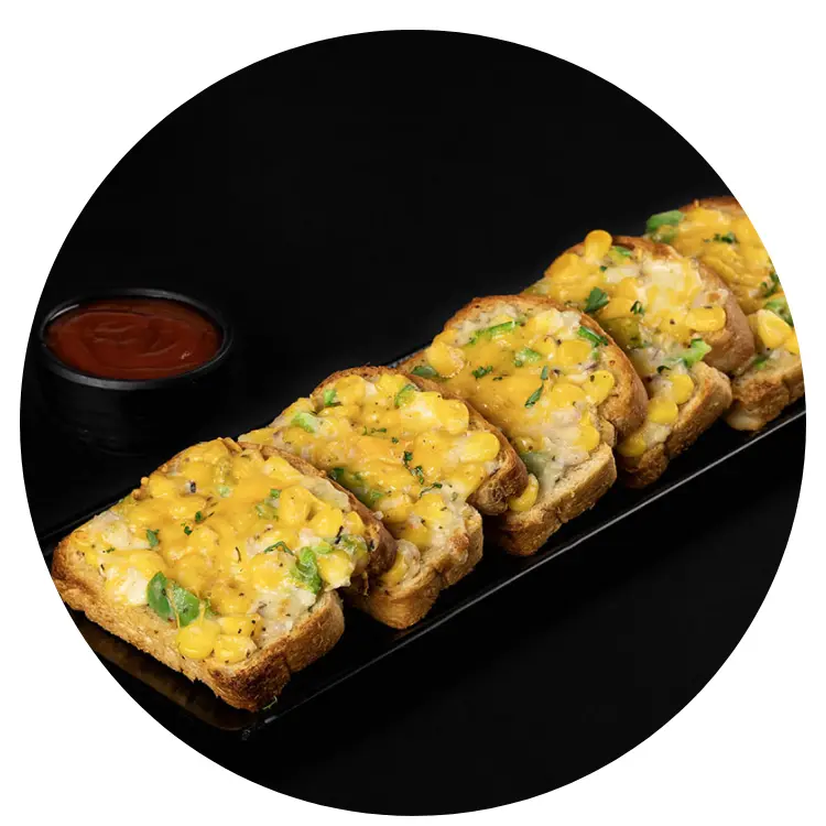 CHEESE CORN TOAST
